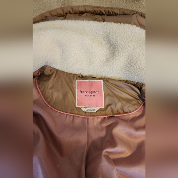 kate spade womens faux sherpa maxi coat - Picture 6 of 11